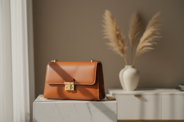 a premium bag with aesthetically pleasing background 